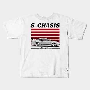 JDM LEGEND NISSAN SILVIA S15(WHITE) Kids T-Shirt